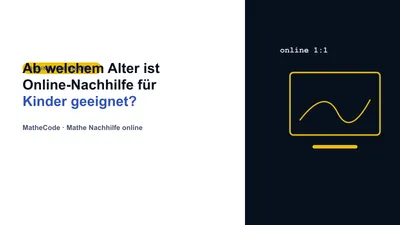 Illustration zum Thema Ab welchem Alter ist Online-Nachhilfe für Kinder geeignet?