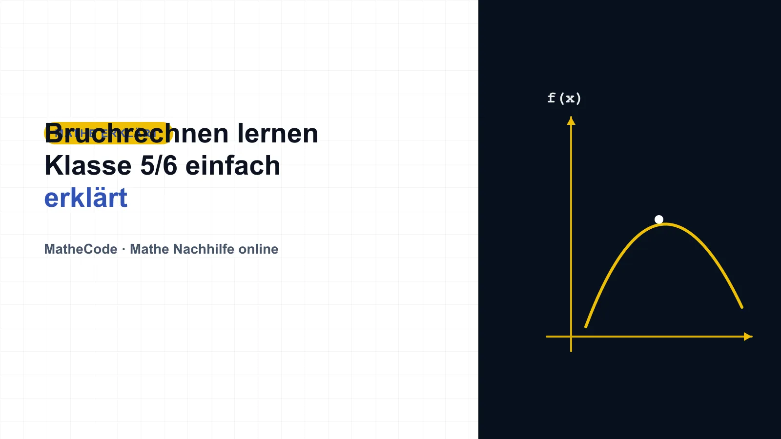 Illustration zum Thema Bruchrechnen lernen Klasse 5/6 einfach erklärt