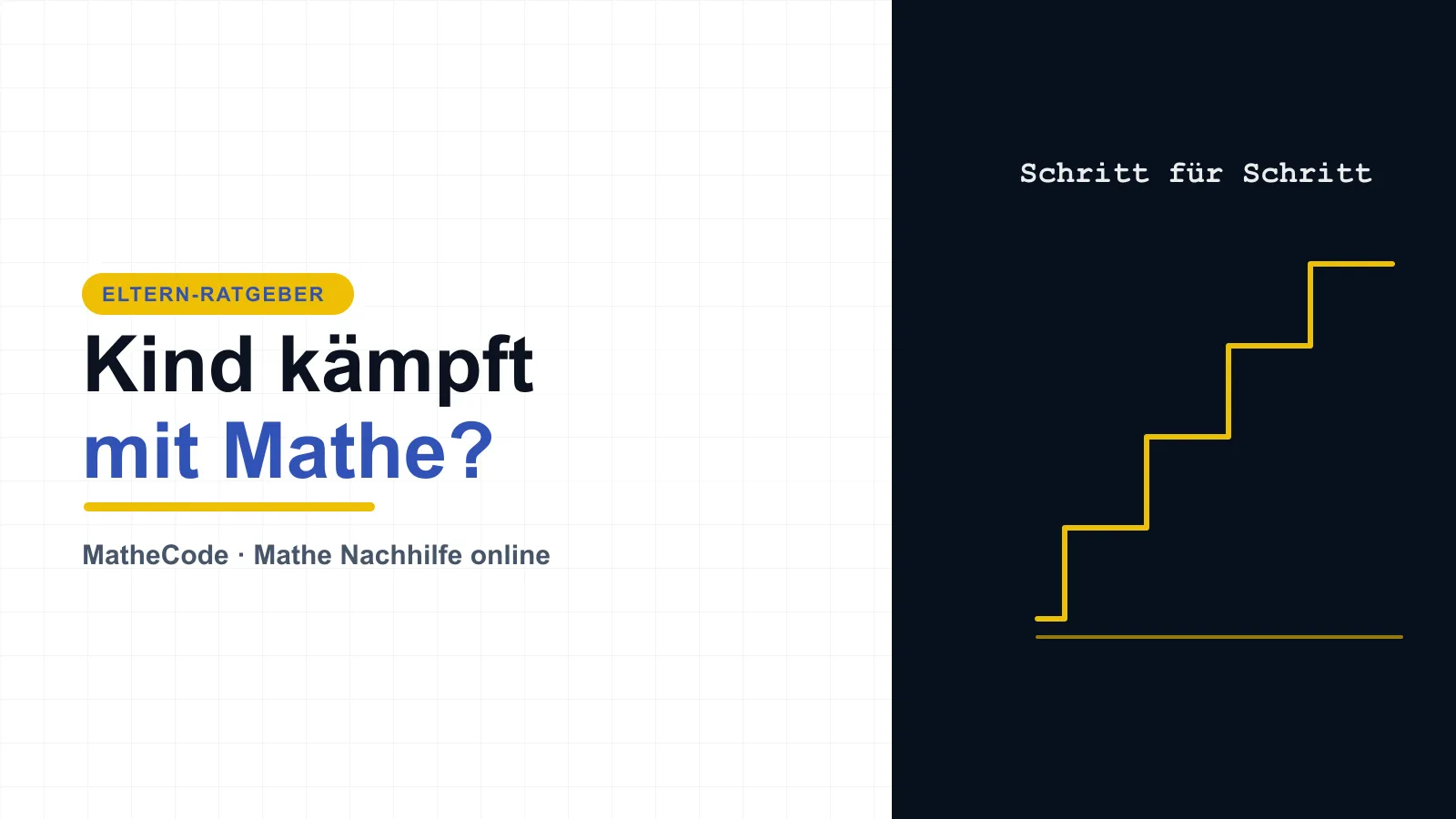 Illustration: Eltern unterstützen ihr Kind Schritt für Schritt in Mathe