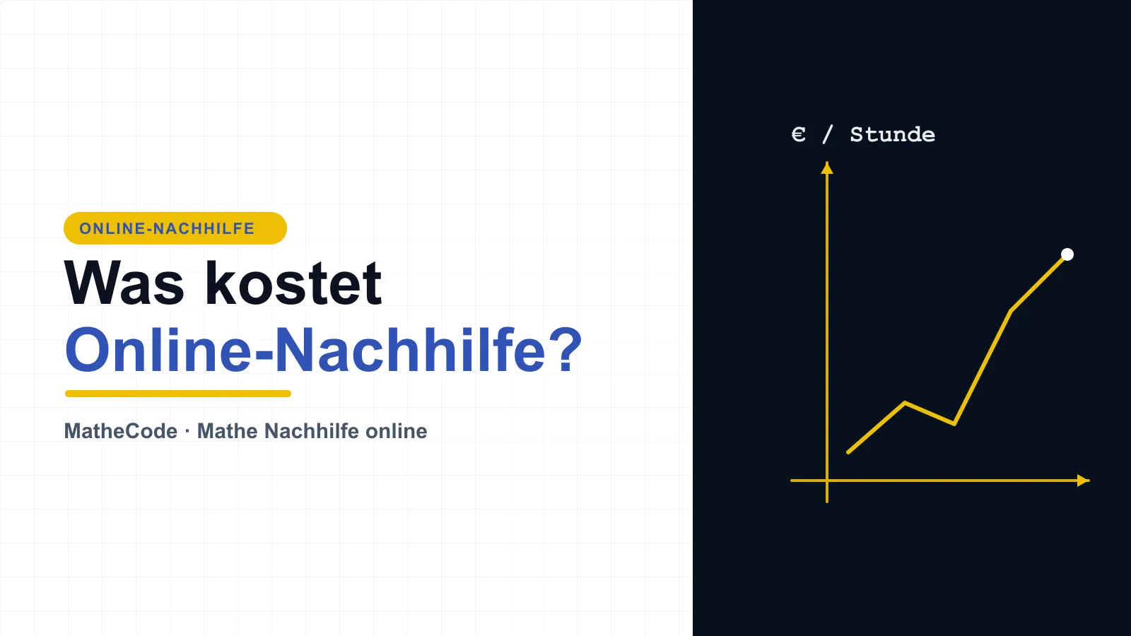 Illustration zu den Kosten von Online Mathe-Nachhilfe pro Stunde