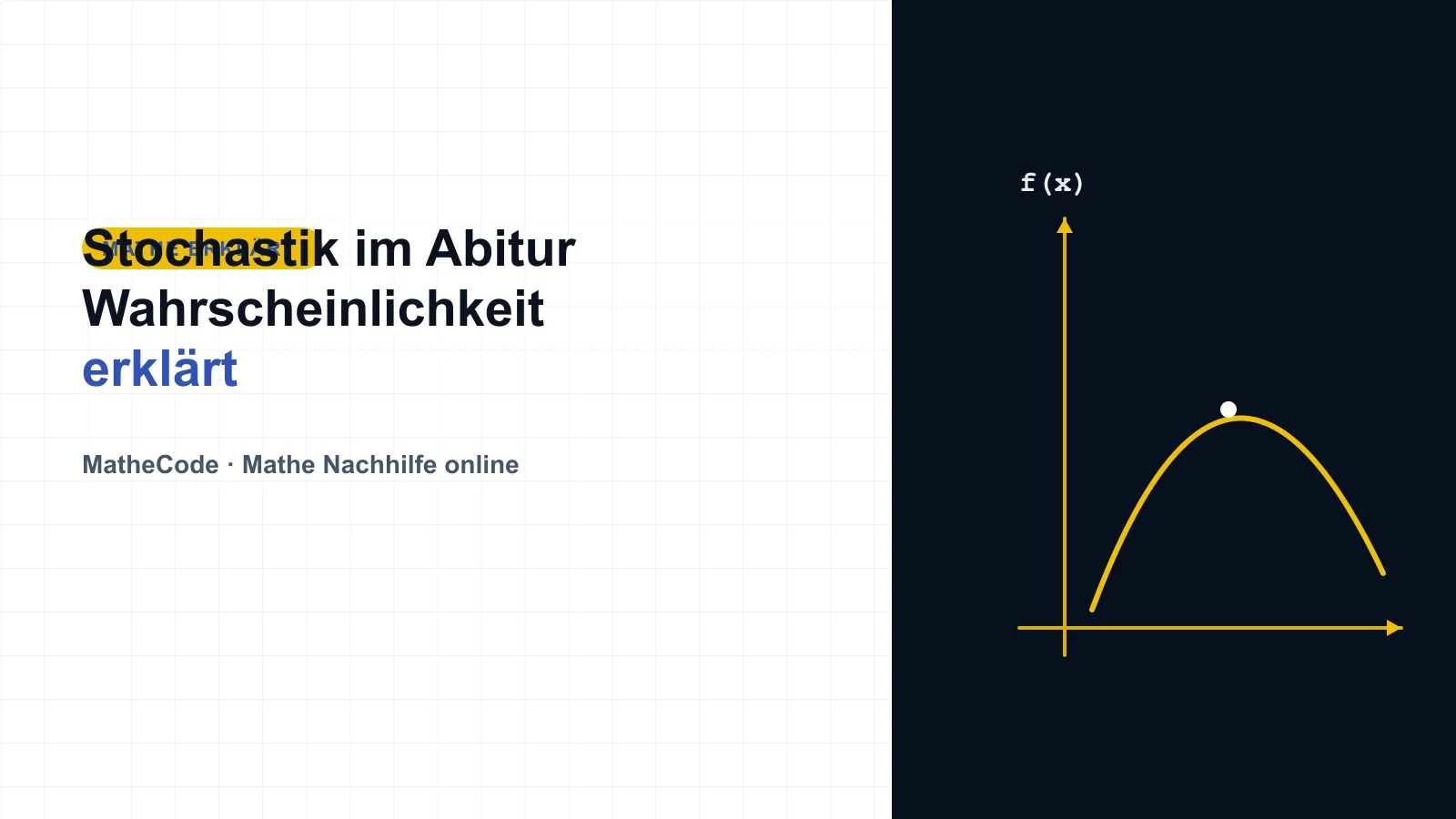 Illustration zum Thema Stochastik im Abitur: Wahrscheinlichkeit erklärt