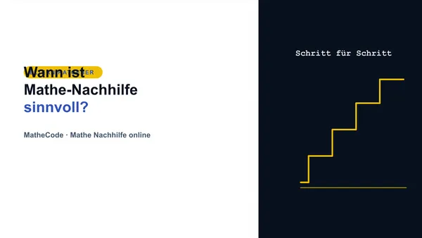 Illustration zum Thema Wann ist Mathe-Nachhilfe sinnvoll? Eltern-Checkliste